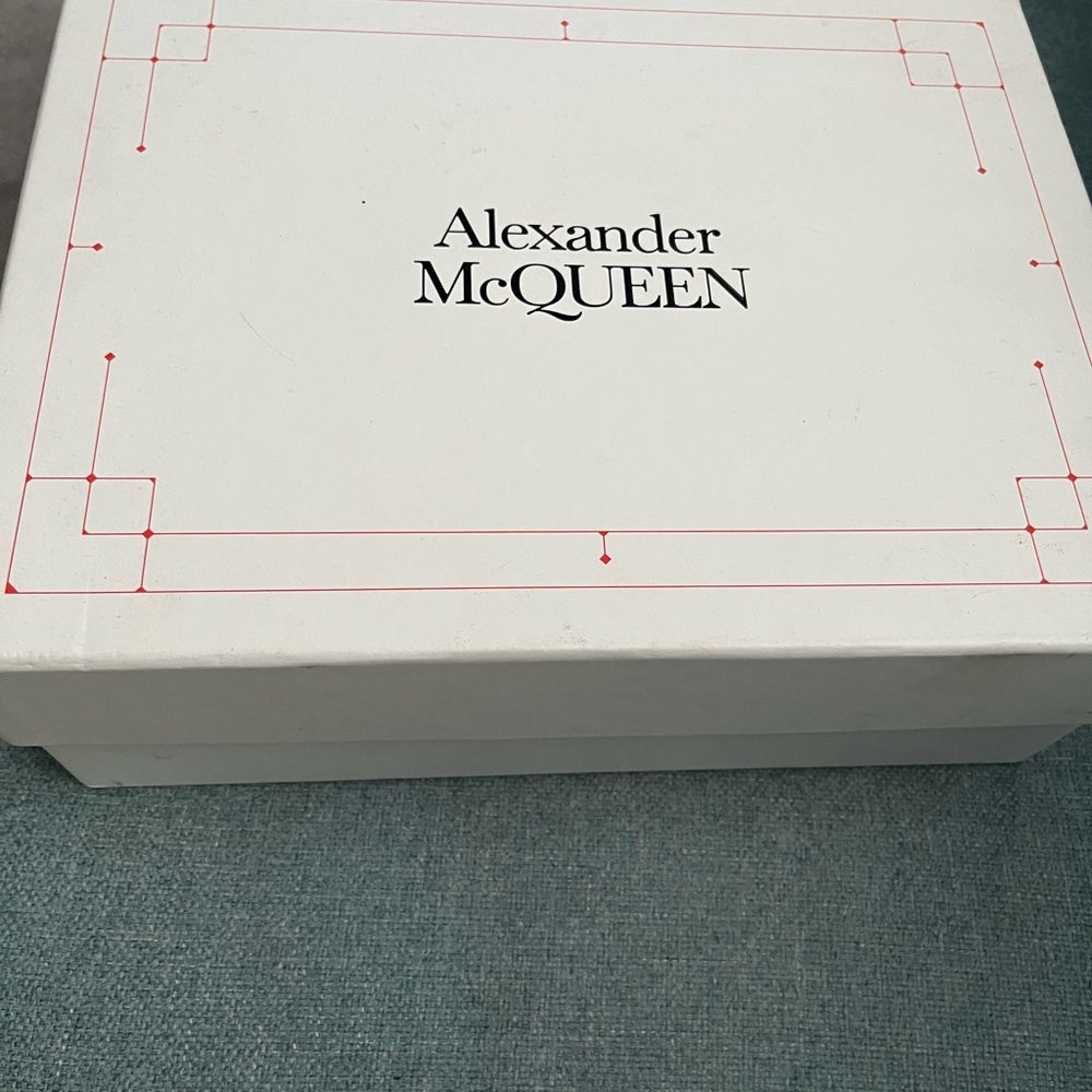 Alexander McQueen White Shoe Box
